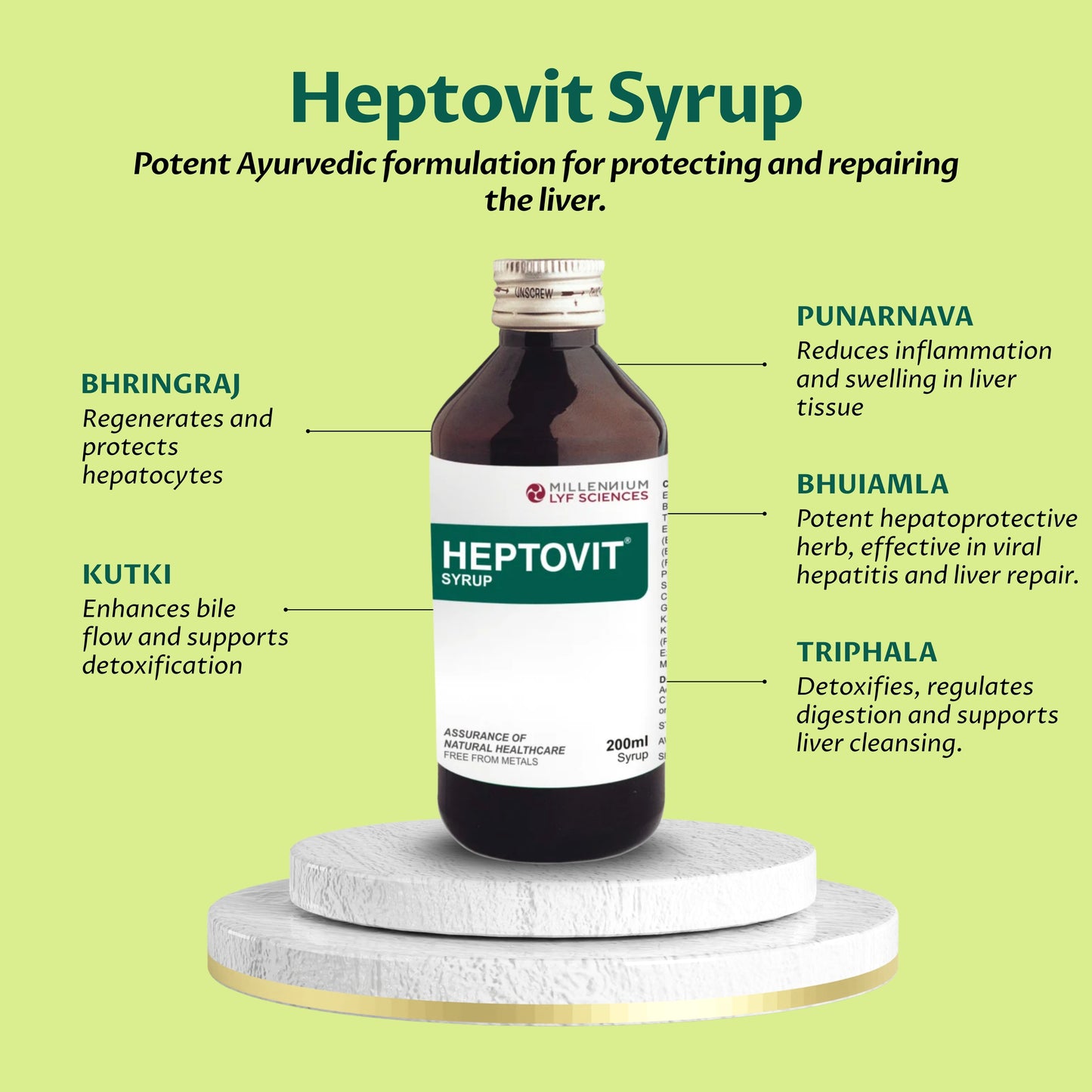 HEPTOVIT SYRUP | 200 ml X 3 Bottles
