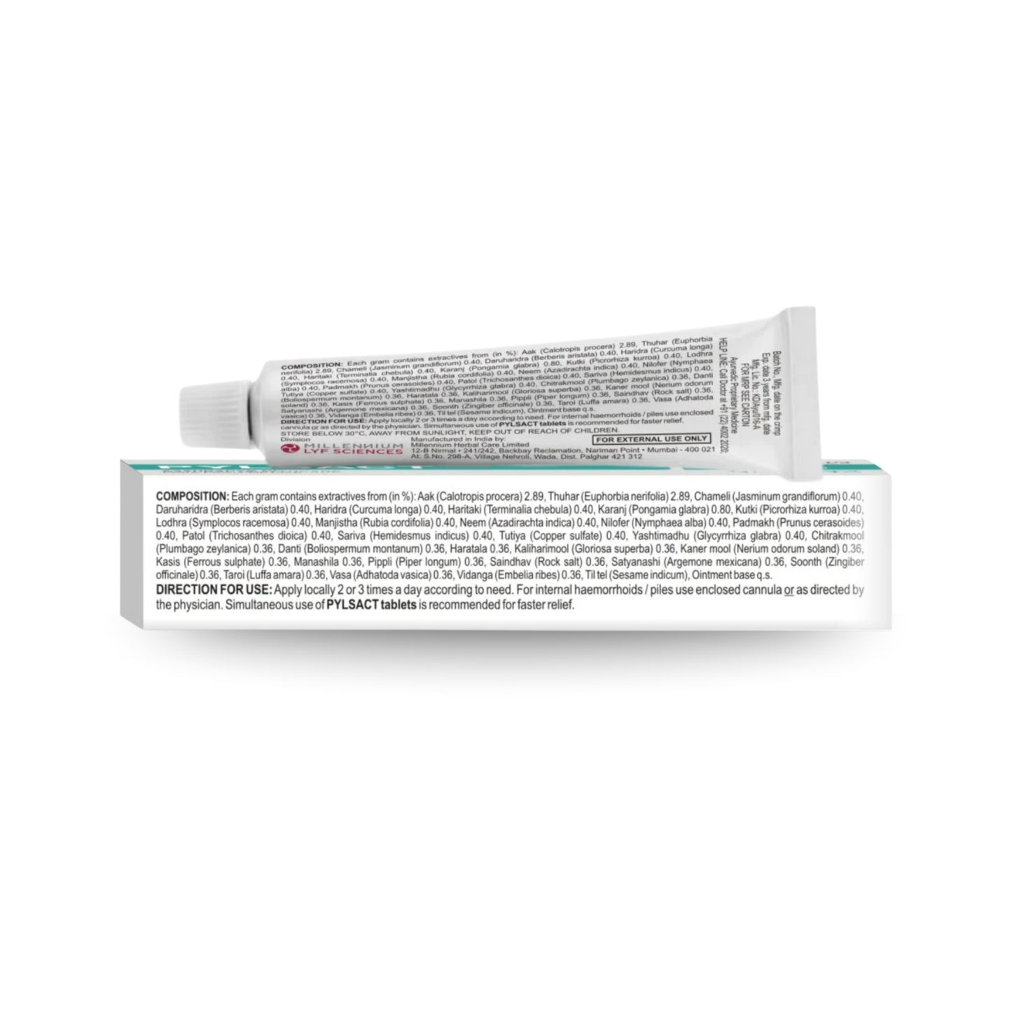 PYLSACT OINTMENT | 10 gm X 5 Tubes