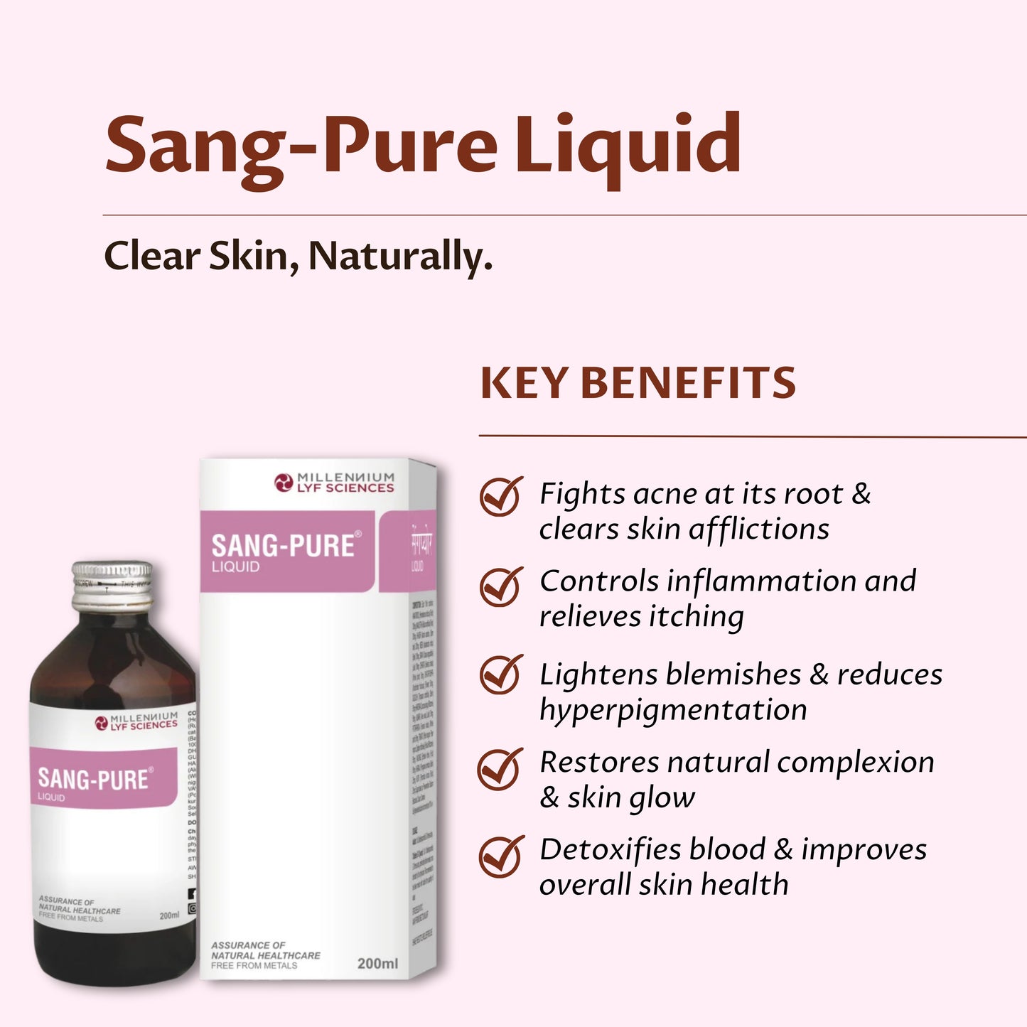 SANG-PURE LIQUID | 200 ml X 3 Bottles