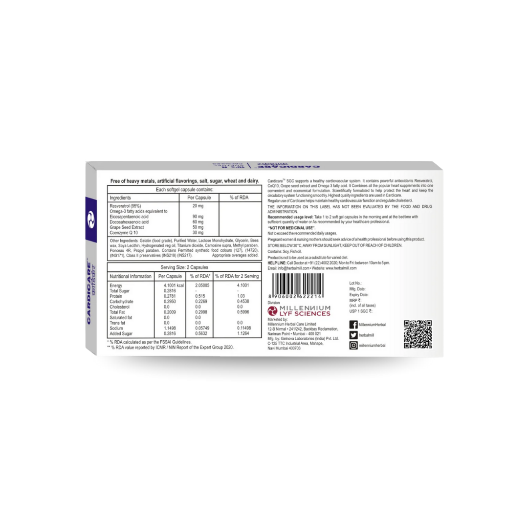 CARDICARE SGC | 60 Capsules