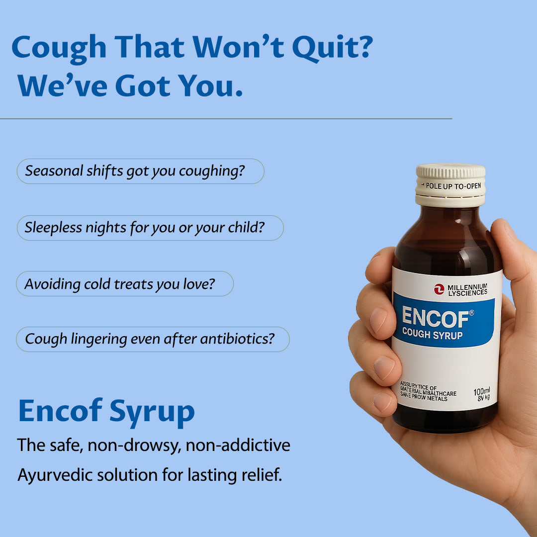 ENCOF COUGH SYRUP | 100 ml X 4 Bottles