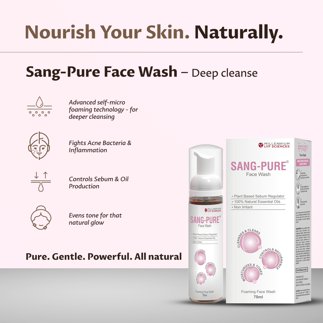 SANG-PURE FACE WASH | 70ml X 2 Foaming Bottles