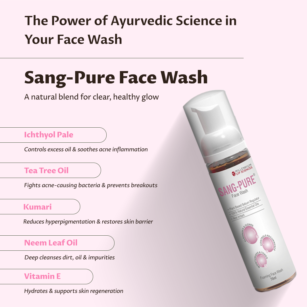 SANG-PURE FACE WASH | 70ml X 2 Foaming Bottles