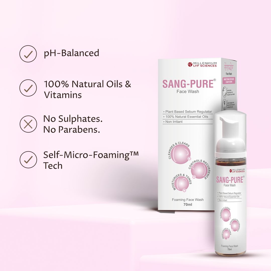 SANG-PURE FACE WASH | 70ml X 2 Foaming Bottles