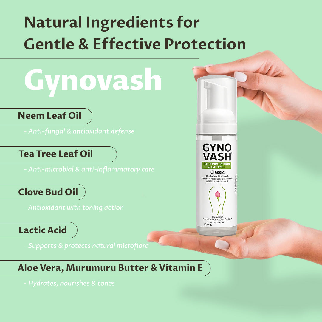 GYNOVASH DAILY PROTECTION & BALANCE | 70 ML X 2 Bottle