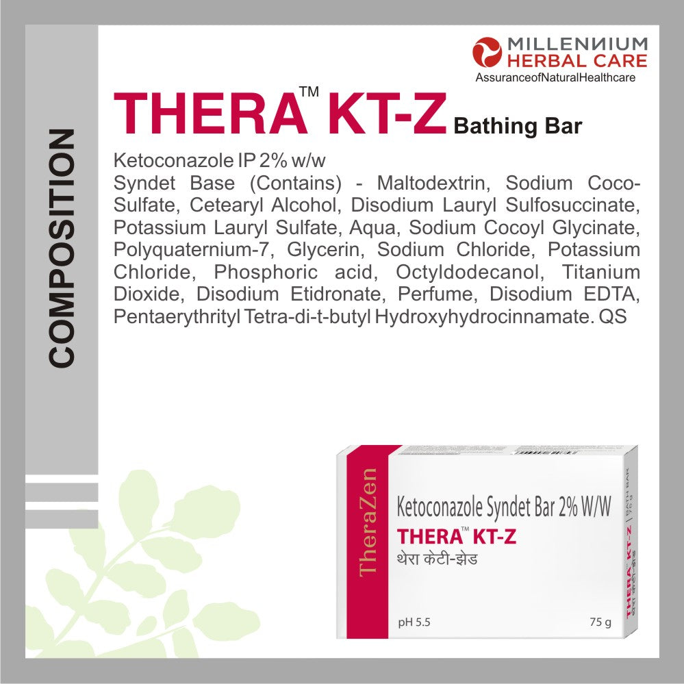 Composition of THERA KT-Z Bathing Bar