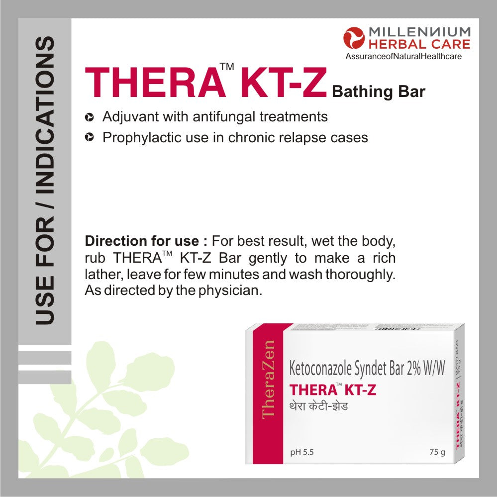 USe For and Dosage of THERA KT-Z Ketoconazole Bathing Bar