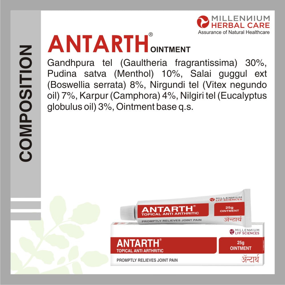 Composition of Antarth Ointment