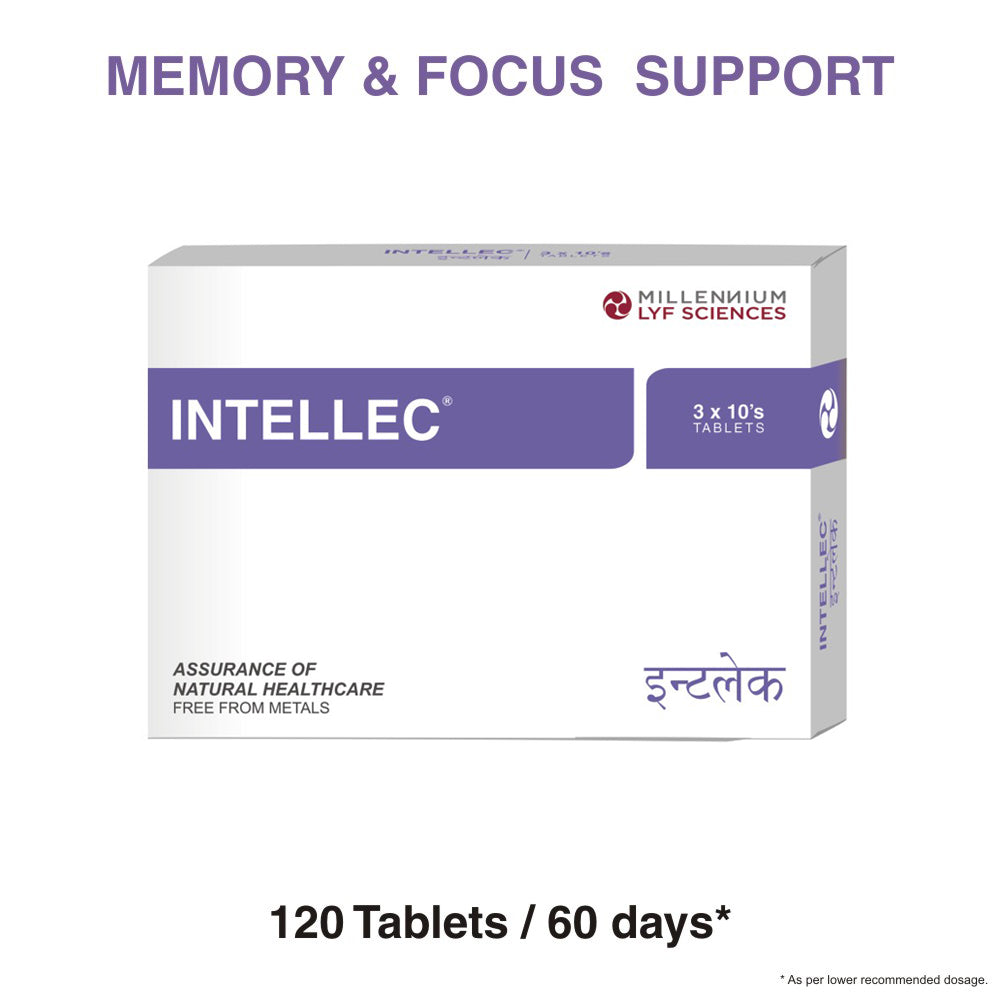 120 Intellec Tablets can be consumed in 60 days