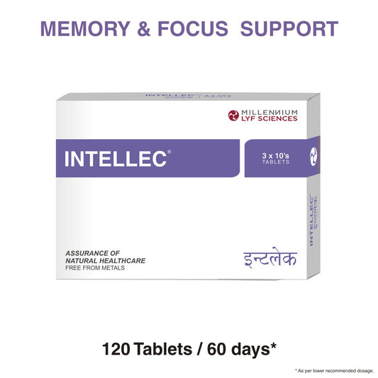 120 Intellec Tablets can be consumed in 60 days