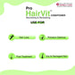 Use of Pro Hairvit Conditioner