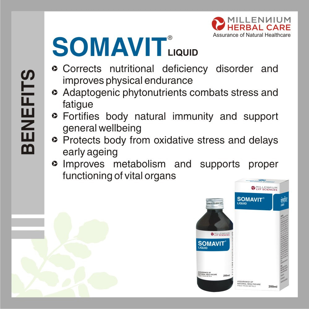 BENEFITS OF SOMAVIT LIQUID