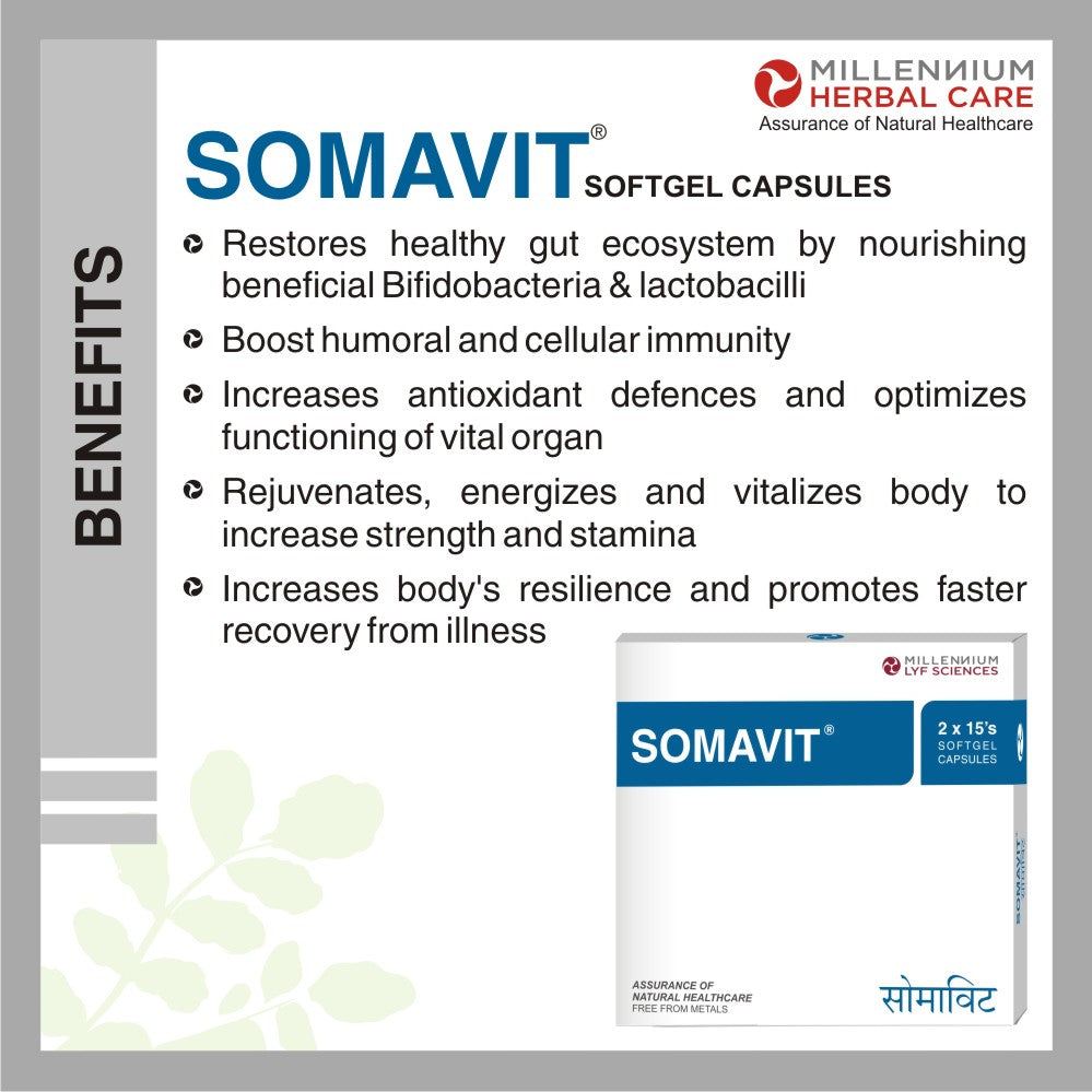 Benefits of Somavit Softgel Capsules