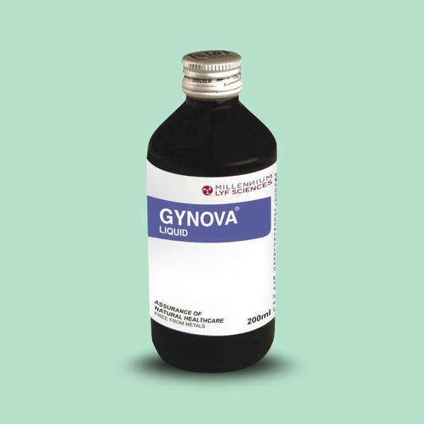 GYNOVA LIQUID (200 ML) with Shatavari, Lodhra, Ashoka and 16 Herbs