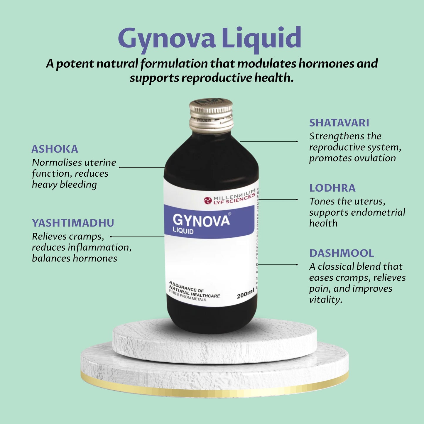 GYNOVA LIQUID | 200 ml X 3 Bottles