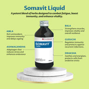 SOMAVIT LIQUID | 200 ml X 3 Bottles