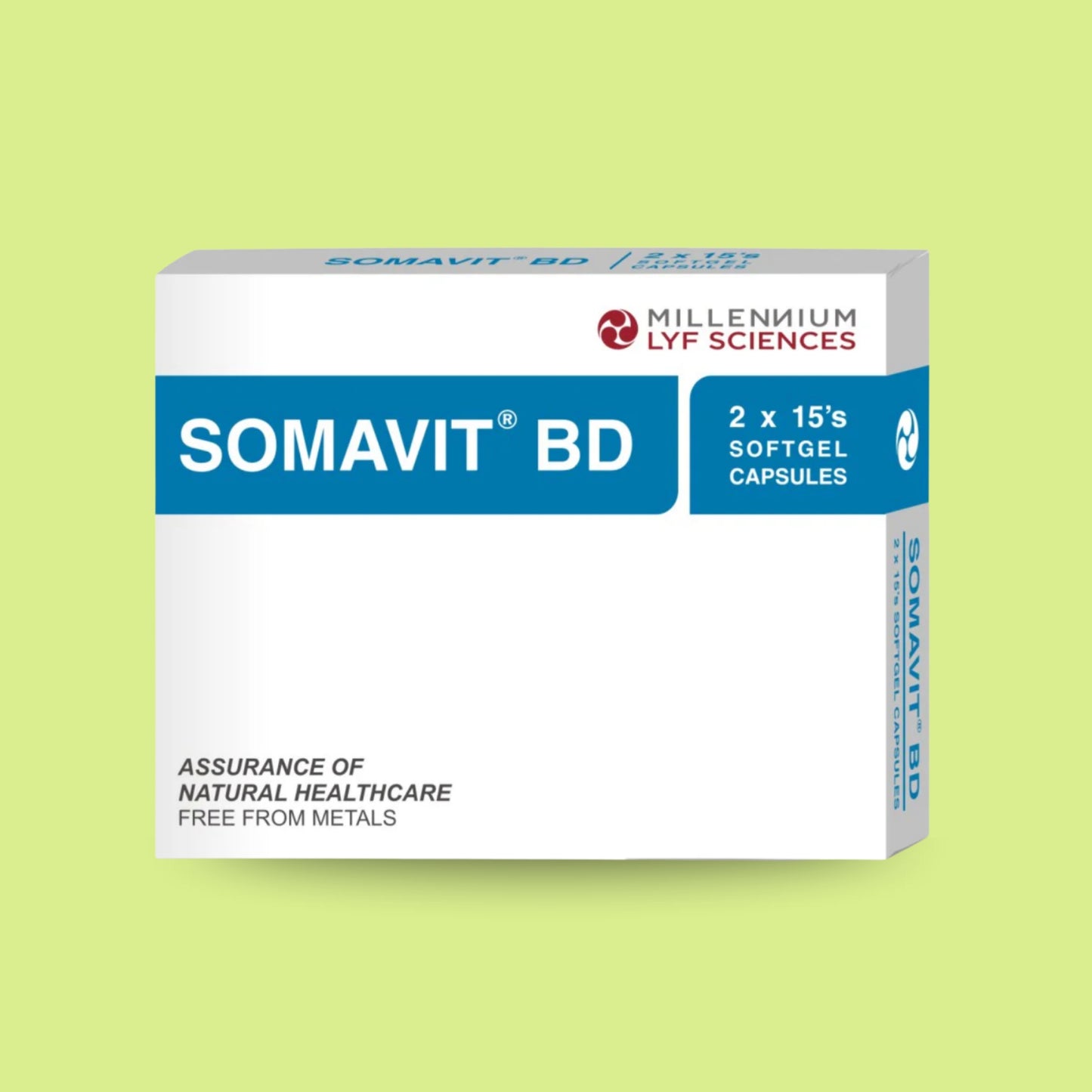 SOMAVIT BD | Easy to swallow | 60 capsule