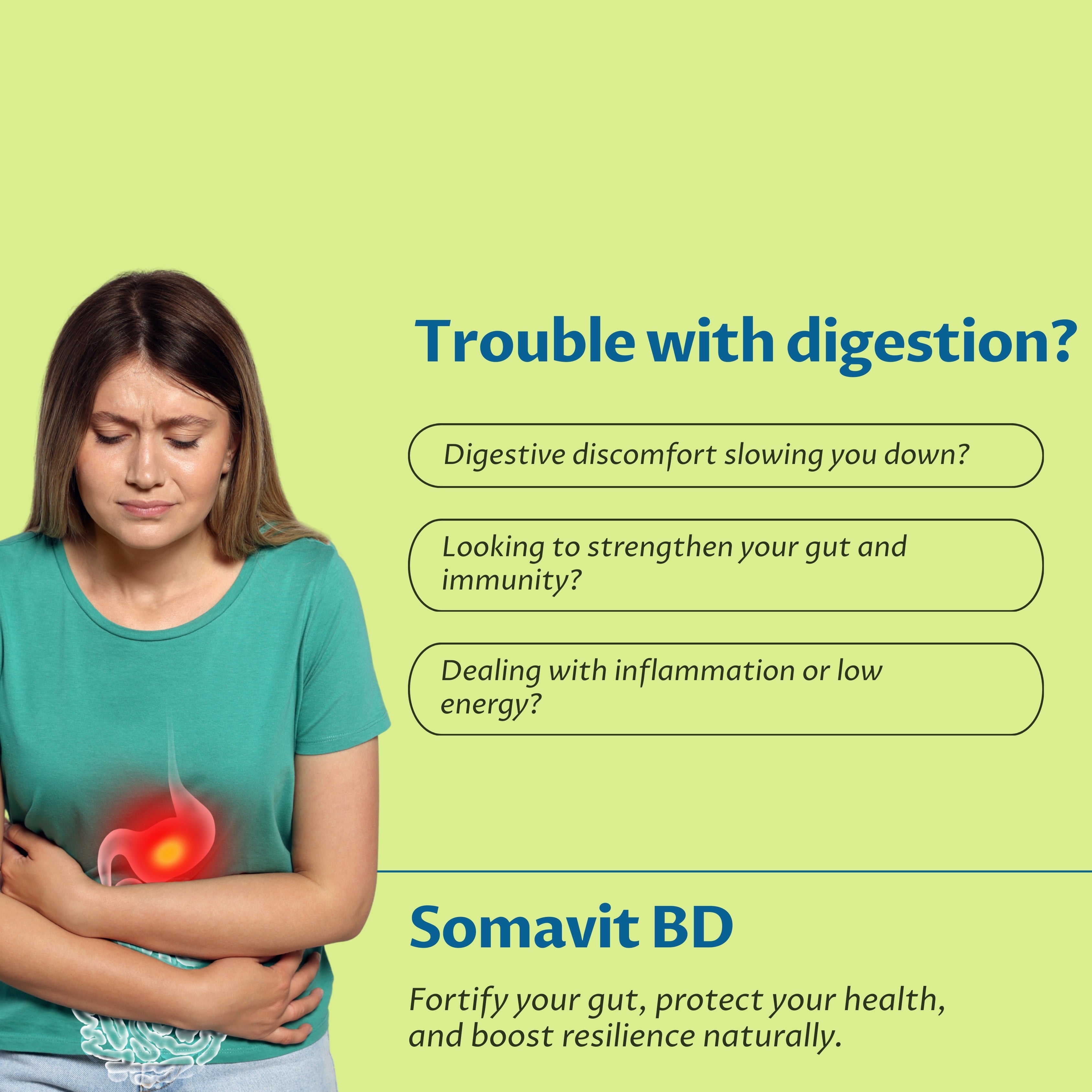 SOMAVIT BD | Easy to swallow | 60 capsule