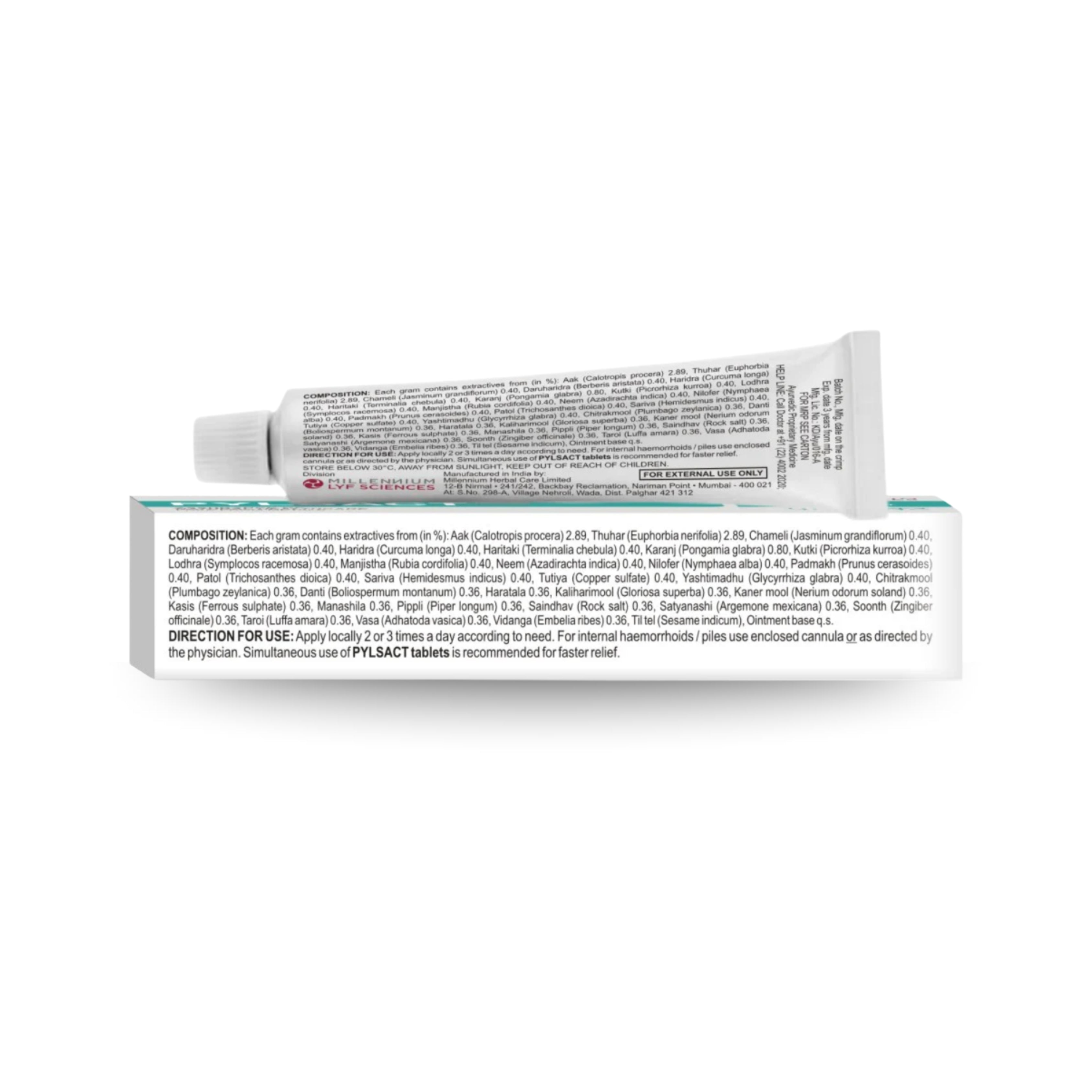 PYLSACT OINTMENT | 10 gm X 5 Tubes