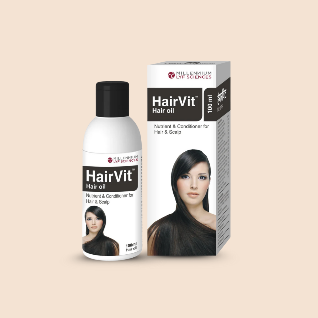 HAIR CARE COMBO - HAIRVIT HAIR OIL | 100 ML + PRO HAIRVIT SHAMPOO | 200 ML