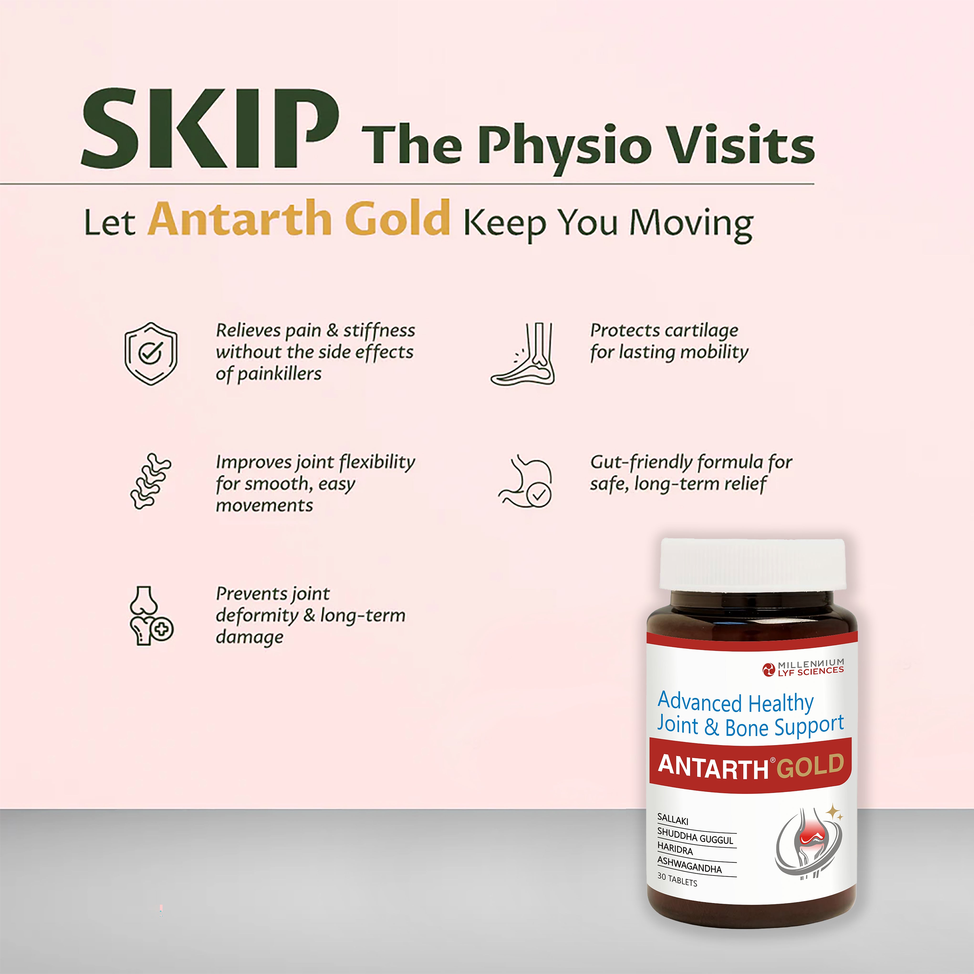 ANTARTH GOLD    (30 TABLETS) +    OSHEAL (60 TABLETS)