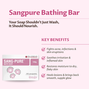 SANG-PURE BATH BAR | 100 gm X 2 Soaps