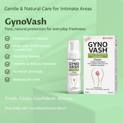 GYNOVA TABLETS (60'S) + GYNOVASH DAILY PROTECTION & BALANCE | 70 ML