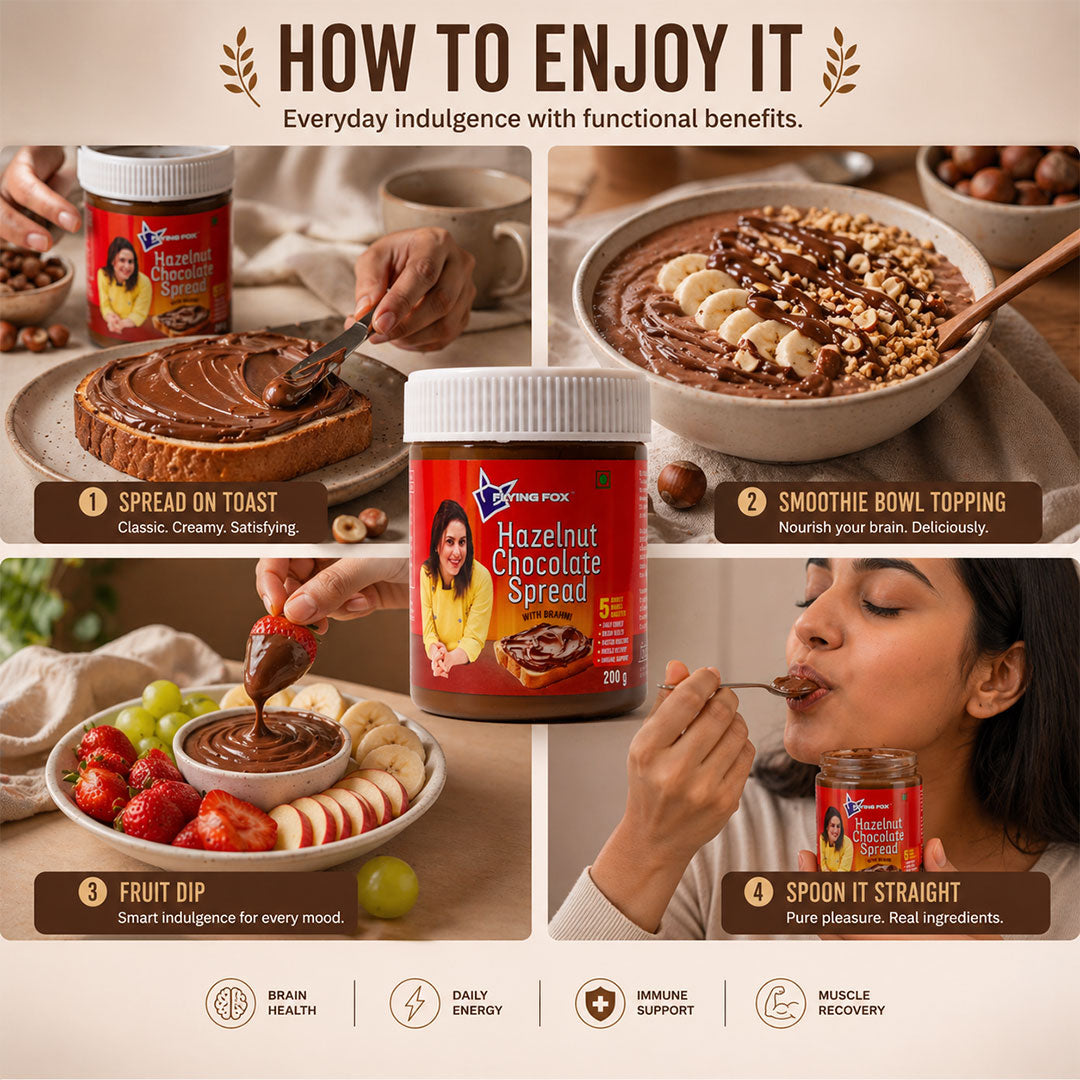HAZELNUT CHOCOLATE SPREAD | BRAHMI