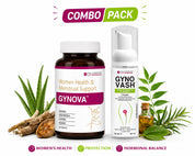 GYNOVA TABLETS (60'S) + GYNOVASH DAILY PROTECTION & BALANCE | 70 ML