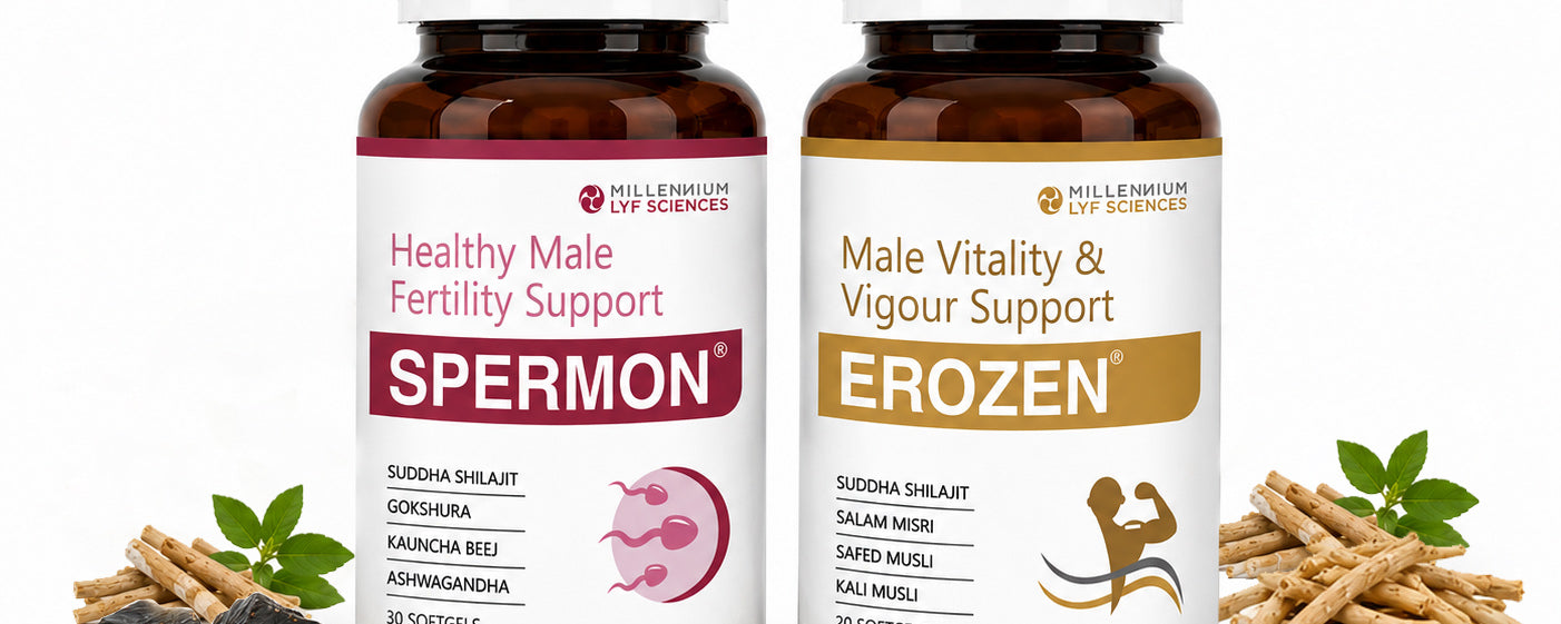 FERTILITY & VITALITY COMBO-SPERMON(30'S)+EROZEN SGC (20'S)- SOFTGELS