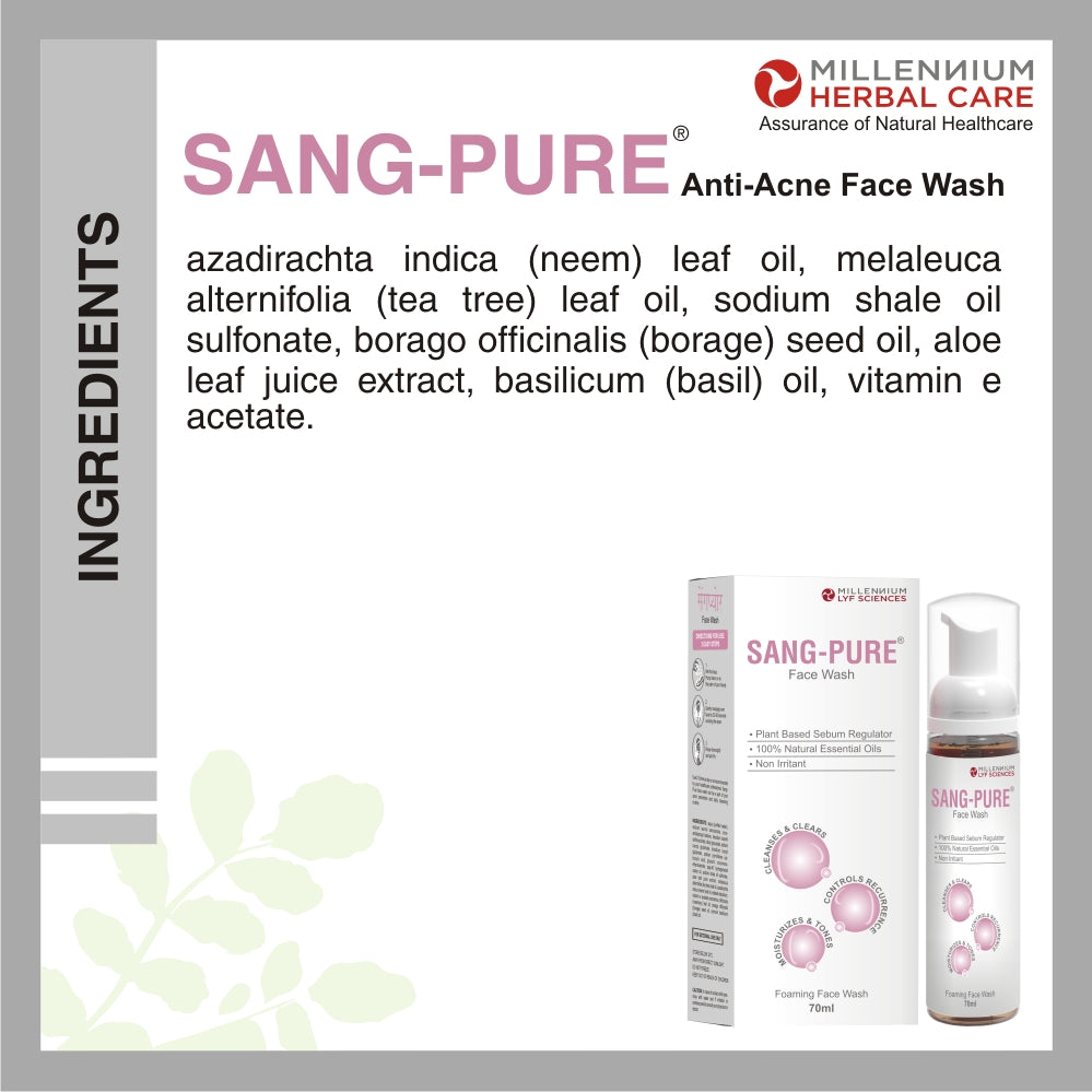SANG-PURE FACE WASH | 70ml X 2 Foaming Bottles
