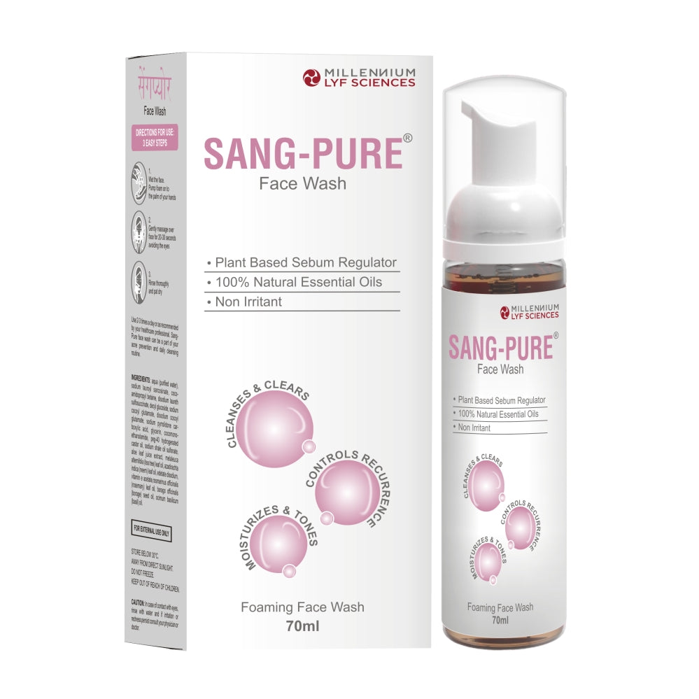 SANG-PURE FACE WASH | 70ml X 2 Foaming Bottles