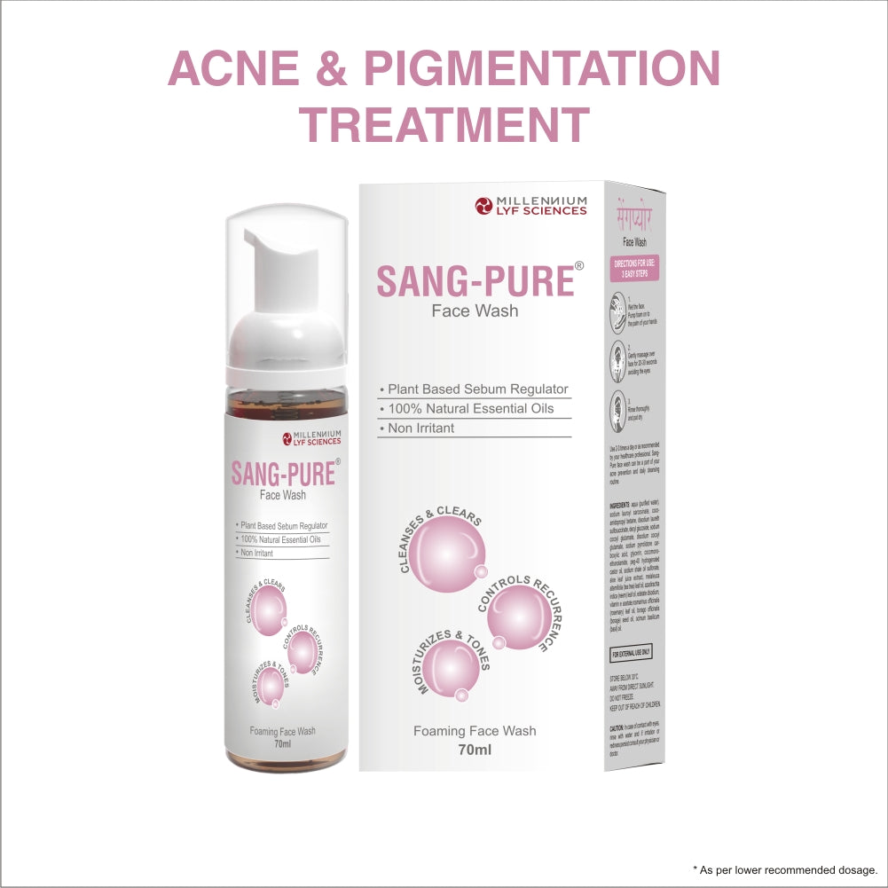 Sang-pure Anti acne Glow Kit (Sang-pure Face Wash, Tablet & Cream)