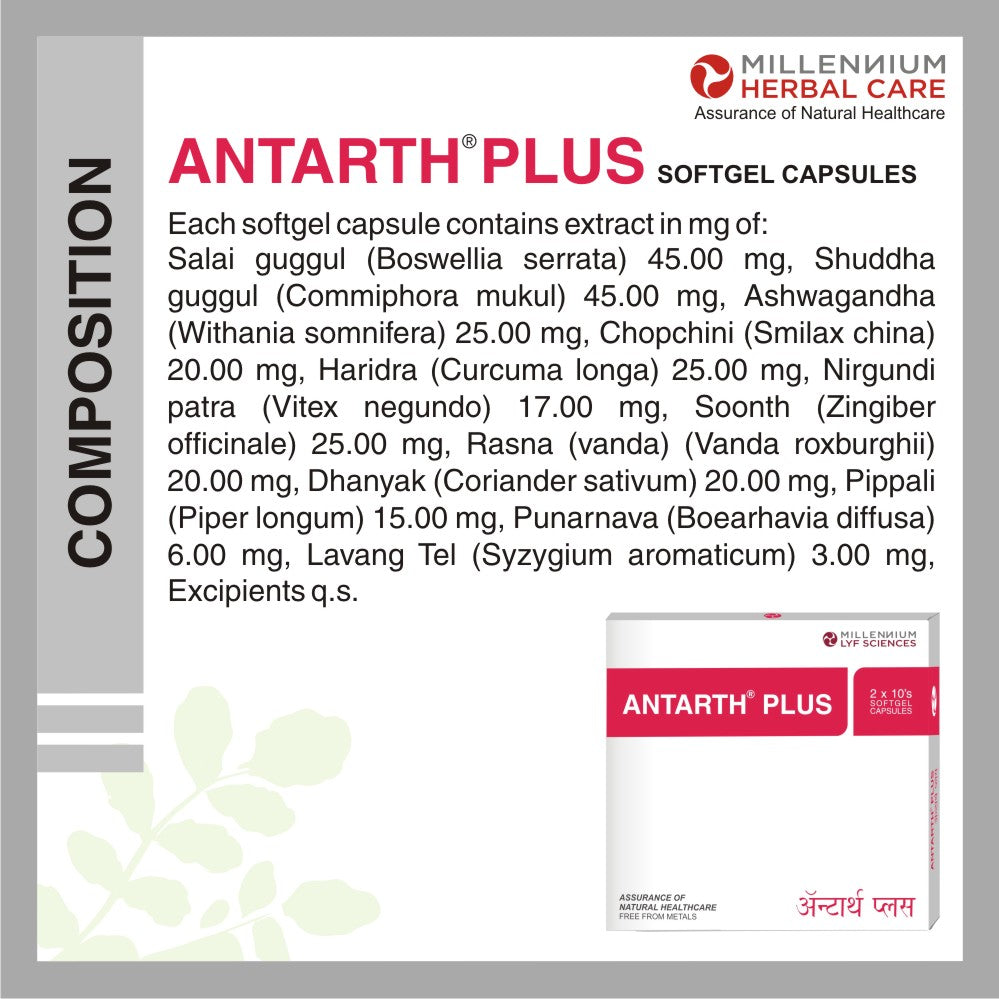 ANTARTH PLUS SGC | 80 Capsules