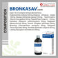 Composition of Bronkasav Liquid