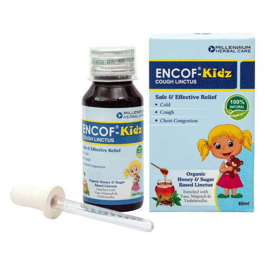 ENCOF KIDZ ORGANIC COUGH LINCTUS | 60 ml X 4 Bottles