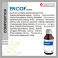 COMPOSITION OF ENCOF COUGH SYRUP