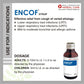 USE FOR/ INDICATION OF ENCOF COUGH SYRUP