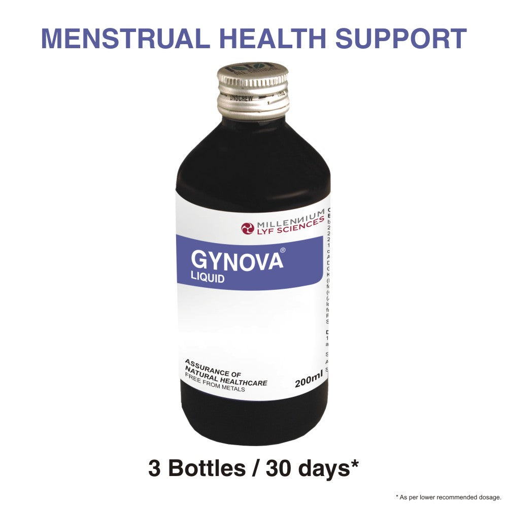 3 BOTTLES OF GYNOVA LIQUID CAN BE CONSUMED WITHIN 30 DAYS