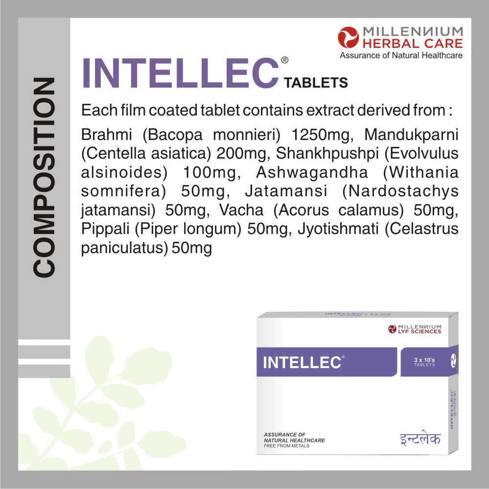 COMPOSITION OF INTELLEC TABLET