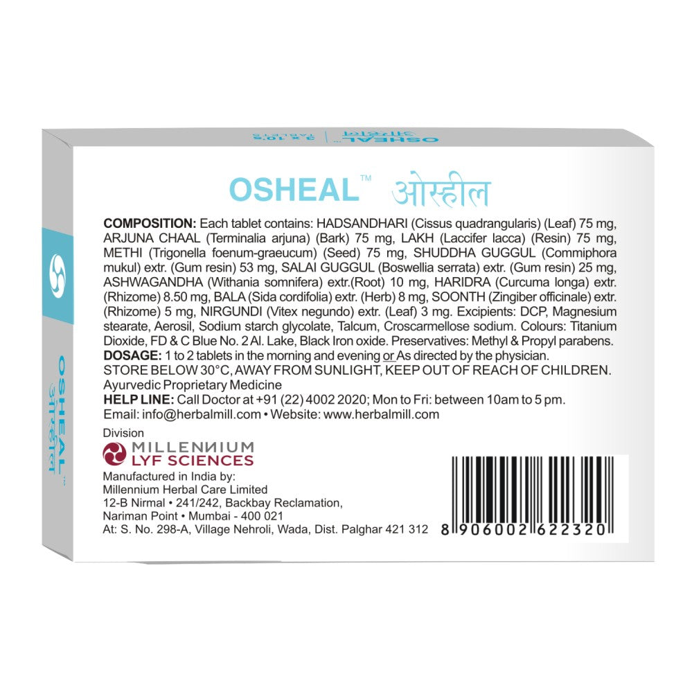 Back image of Osheal Tablets