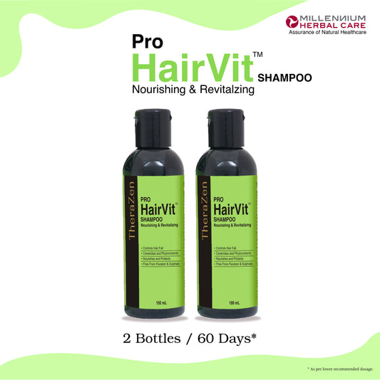 Front Image of Pro Hairvit Shampoo Bottle