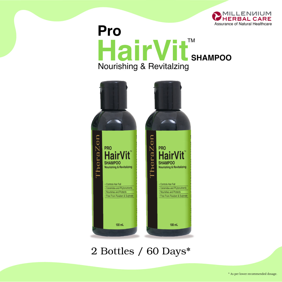 Front Image of Pro Hairvit Shampoo Bottle