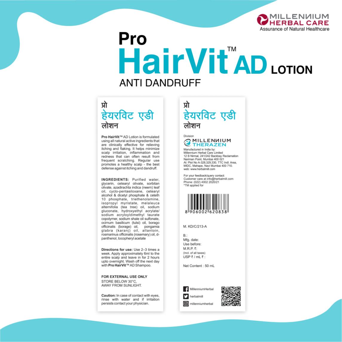 Back image of Pro Hairvit AD Lotion