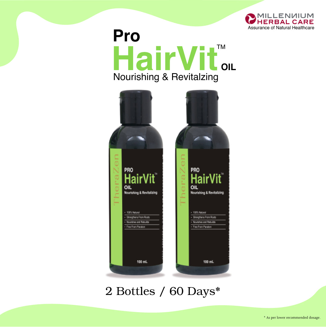 Pro Hairvit Oil Bottles Front Angle Image