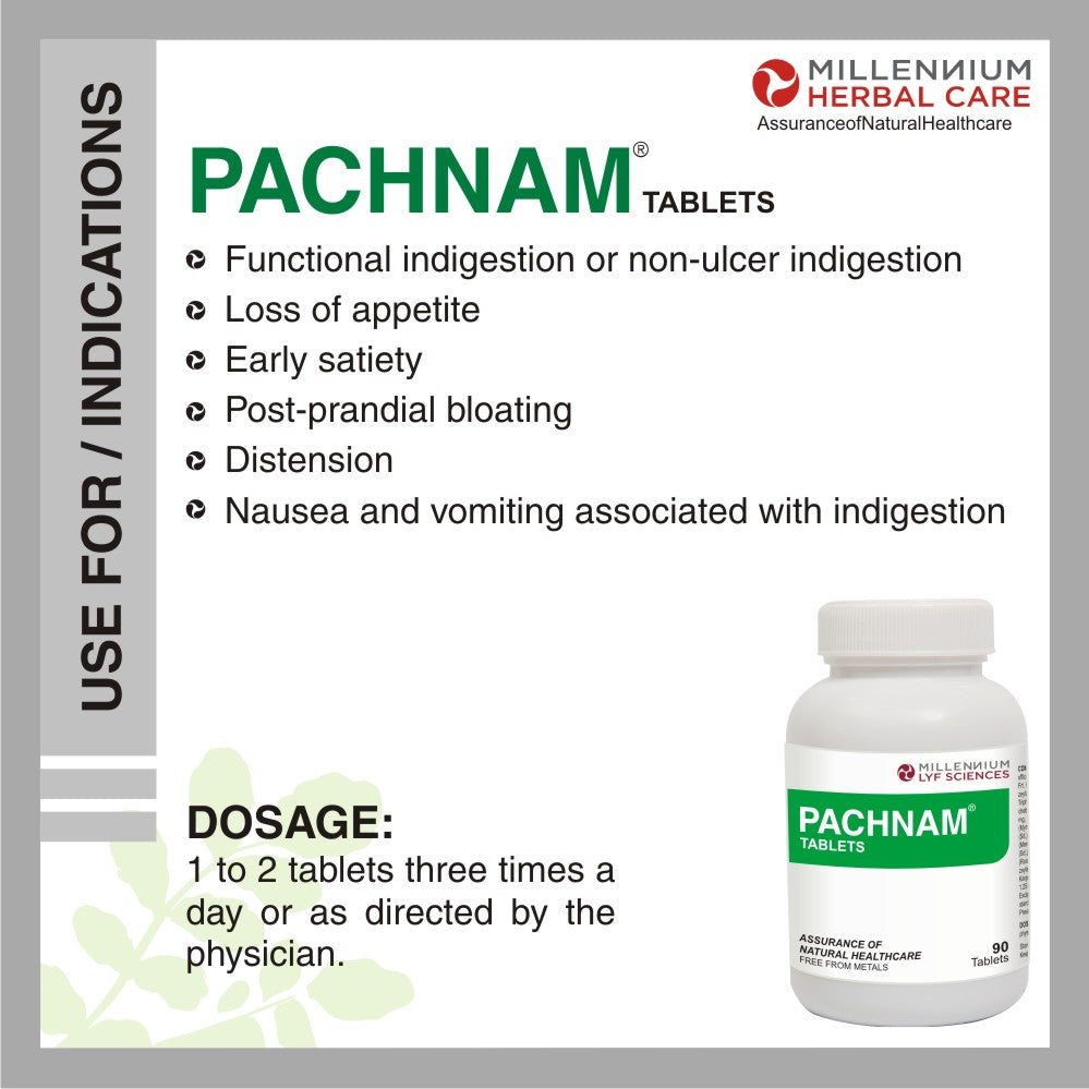 Use For/ Indication of Pachnam Tablets