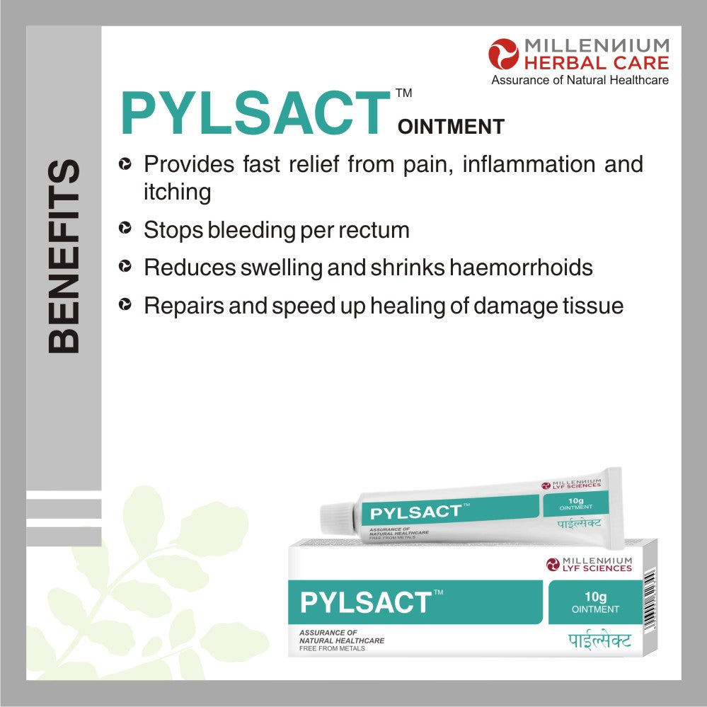 PYLSACT OINTMENT | 10 gm X 5 Tubes