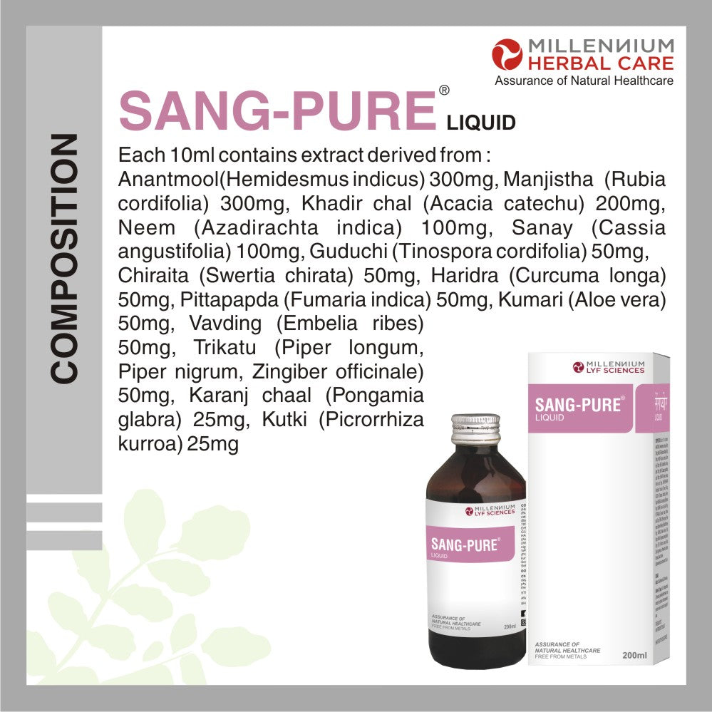 SANG-PURE LIQUID | 200 ml X 3 Bottles
