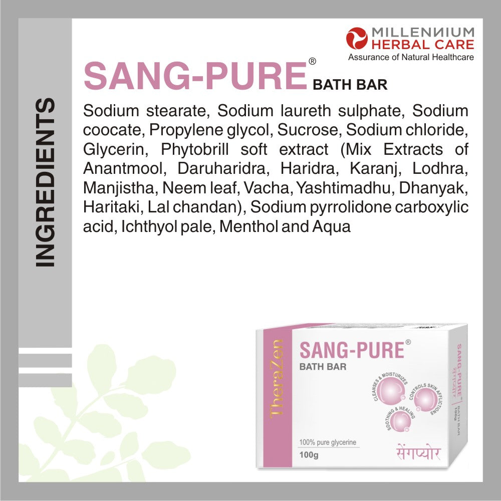 Ingredients of Sang-pure Bath Bar