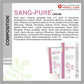 Composition of Sang-pure cream